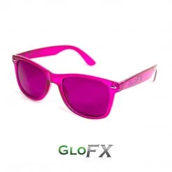 GloFX Colour Therapy Glasses - Magenta Rave Glasses & Goggles