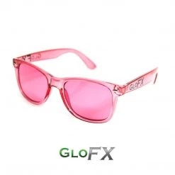 GloFX Colour Therapy Glasses - Rose Pink Rave Glasses & Goggles 8 GloFX Colour Therapy Glasses - Rose Pink Rave Glasses & Goggles
