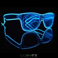 GloFX Ultimate Diffraction Glasses - Clear With Blue Luminescence Best Sellers