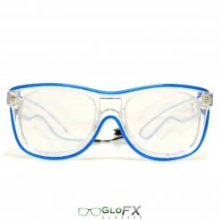 GloFX Ultimate Diffraction Glasses - Clear With Blue Luminescence Best Sellers 11 GloFX Ultimate Diffraction Glasses - Clear With Blue Luminescence Best Sellers