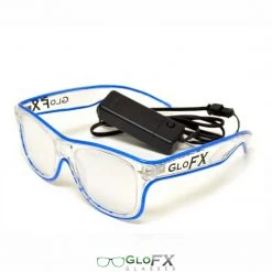 GloFX Ultimate Diffraction Glasses - Clear With Blue Luminescence Best Sellers 14 GloFX Ultimate Diffraction Glasses - Clear With Blue Luminescence Best Sellers