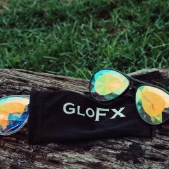 New In GloFX Aviator Kaleidoscope Glasses - Black 21 New In GloFX Aviator Kaleidoscope Glasses - Black