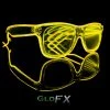 Rave Glasses & Goggles GloFX Ultimate Diffraction Glasses - Clear With Yellow Luminescence 1 Rave Glasses & Goggles GloFX Ultimate Diffraction Glasses - Clear With Yellow Luminescence