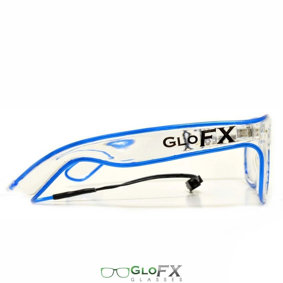 GloFX Ultimate Diffraction Glasses - Clear With Green Luminescence 7 GloFX Ultimate Diffraction Glasses - Clear With Green Luminescence