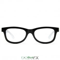 GloFX Standard Diffraction Glasses - Black - Clear
