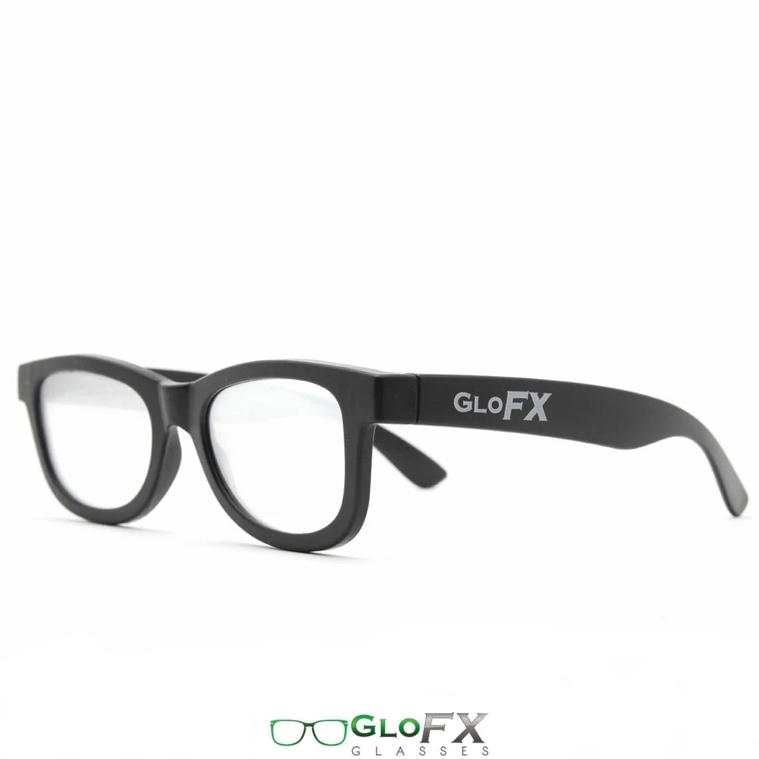 GloFX Standard Diffraction Glasses - Black - Clear - 10 Pack Deals 5 GloFX Standard Diffraction Glasses - Black - Clear - 10 Pack Deals
