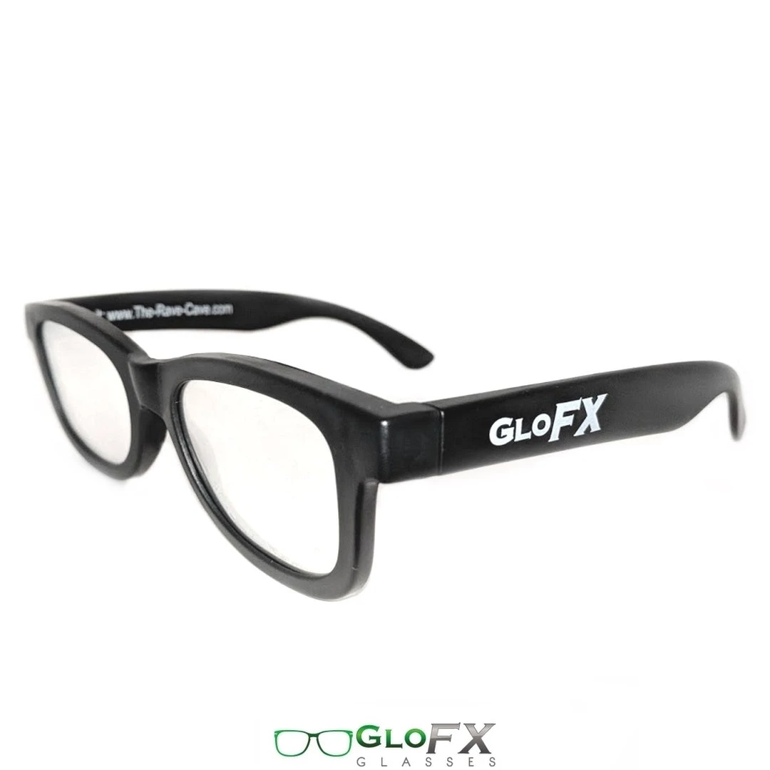 GloFX Standard Diffraction Glasses - Black - Clear - 10 Pack Deals 7 GloFX Standard Diffraction Glasses - Black - Clear - 10 Pack Deals