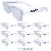Deals GloFX Standard Diffraction Glasses - White - Clear - 10 Pack 2 Deals GloFX Standard Diffraction Glasses - White - Clear - 10 Pack