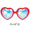 On Sale GloFX Heart Shaped Kaleidoscope Glasses - Red 1 On Sale GloFX Heart Shaped Kaleidoscope Glasses - Red