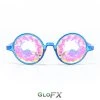 Rave Glasses & Goggles GloFX Kaleidoscope Glasses - Transparent Blue - Rainbow 2 Rave Glasses & Goggles GloFX Kaleidoscope Glasses - Transparent Blue - Rainbow
