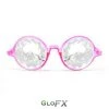 Rave Glasses & Goggles GloFX Kaleidoscope Glasses - Transparent Pink - Clear 2 Rave Glasses & Goggles GloFX Kaleidoscope Glasses - Transparent Pink - Clear
