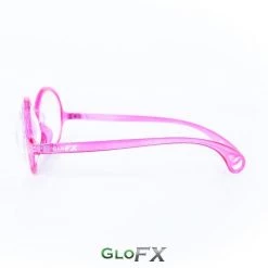 Rave Glasses & Goggles GloFX Kaleidoscope Glasses - Transparent Pink - Clear 13 Rave Glasses & Goggles GloFX Kaleidoscope Glasses - Transparent Pink - Clear