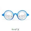 GloFX Kaleidoscope Glasses - Transparent Blue - Clear Rave Glasses & Goggles 2 GloFX Kaleidoscope Glasses - Transparent Blue - Clear Rave Glasses & Goggles