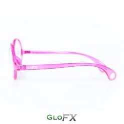 GloFX Kaleidoscope Glasses - Transparent Pink - Rainbow Fractal Rave Glasses & Goggles 13 GloFX Kaleidoscope Glasses - Transparent Pink - Rainbow Fractal Rave Glasses & Goggles
