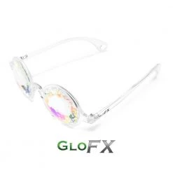 GloFX Kaleidoscope Glasses - Clear - Rainbow Rave Glasses & Goggles