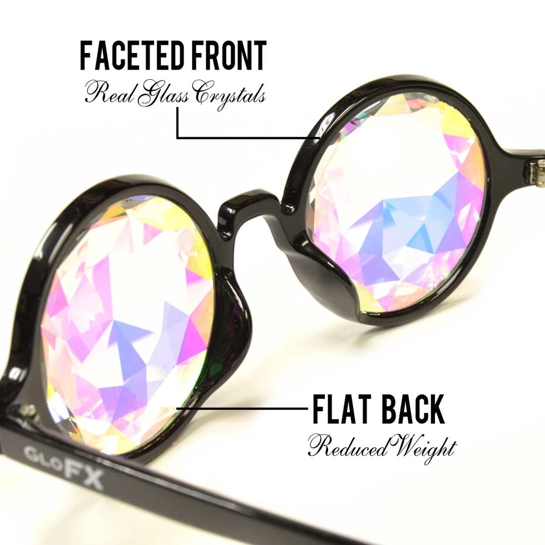 GloFX Kaleidoscope Glasses - Black - Sacred Staff Picks 7 GloFX Kaleidoscope Glasses - Black - Sacred Staff Picks