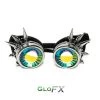GloFX Kaleidoscope Goggles - Chrome Spike - Rainbow Wormhole Rave Glasses & Goggles 2 GloFX Kaleidoscope Goggles - Chrome Spike - Rainbow Wormhole Rave Glasses & Goggles