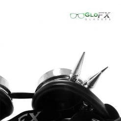 GloFX Kaleidoscope Goggles - Chrome Spike - Rainbow Wormhole Rave Glasses & Goggles 13 GloFX Kaleidoscope Goggles - Chrome Spike - Rainbow Wormhole Rave Glasses & Goggles