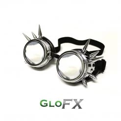 On Sale GloFX Diffraction Goggles - Chrome Spike - Clear 9 On Sale GloFX Diffraction Goggles - Chrome Spike - Clear