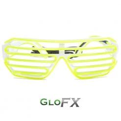 GloFX Luminescence Shutter Frames - White With Lime 10 GloFX Luminescence Shutter Frames - White With Lime