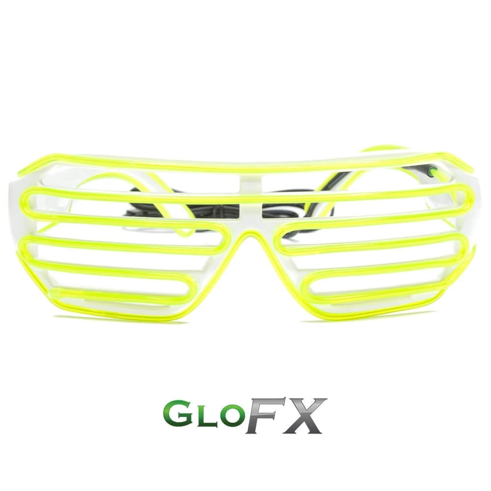 GloFX Luminescence Shutter Frames - White With Lime 5 GloFX Luminescence Shutter Frames - White With Lime