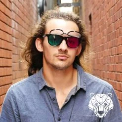 GloFX 3Diffraction Glasses - Black