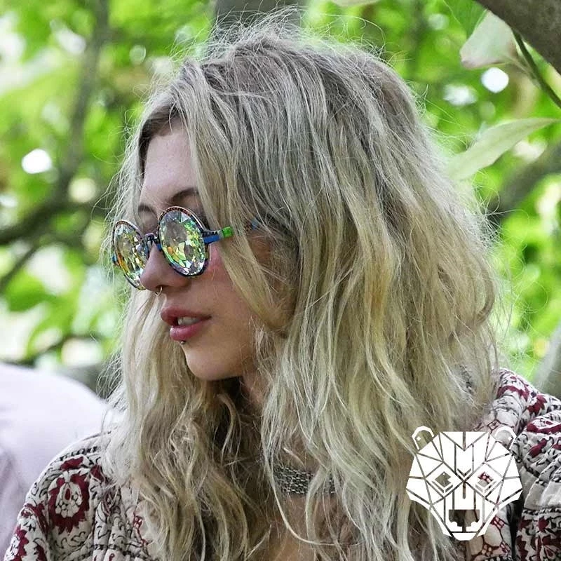 GloFX Kaleidoscope Glasses - Tribal - Rainbow Fractal 6 GloFX Kaleidoscope Glasses - Tribal - Rainbow Fractal