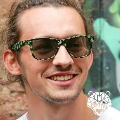 GloFX Pot Leaf Diffraction Glasses - Emerald Tinted Staff Picks