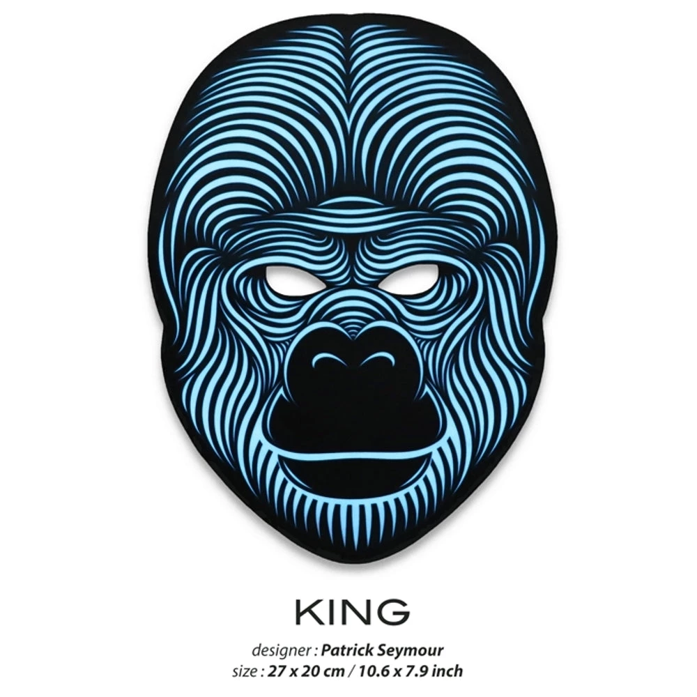 Outline King Sound Reactive LED Mask The Essentials 3 Outline King Sound Reactive LED Mask The Essentials