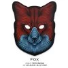 The Essentials Outline Fox Sound Reactive LED Mask