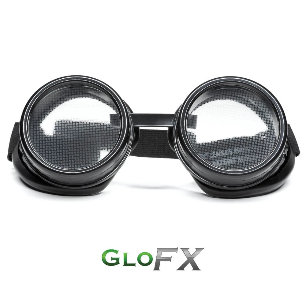 GloFX Heart Effect Diffraction Goggles - Black 5 GloFX Heart Effect Diffraction Goggles - Black