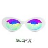 GloFX Clout Kaleidoscope Glasses - White 1 GloFX Clout Kaleidoscope Glasses - White