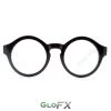 On Sale GloFX Round Diffraction Glasses - Black - Clear 2 On Sale GloFX Round Diffraction Glasses - Black - Clear
