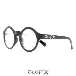 On Sale GloFX Round Diffraction Glasses - Black - Clear 9 On Sale GloFX Round Diffraction Glasses - Black - Clear