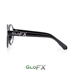 On Sale GloFX Round Diffraction Glasses - Black - Clear 10 On Sale GloFX Round Diffraction Glasses - Black - Clear