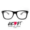 GloFX Heart Effect Diffraction Glasses - Black 1 GloFX Heart Effect Diffraction Glasses - Black