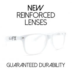 GloFX Heart Effect Diffraction Glasses - White 8 GloFX Heart Effect Diffraction Glasses - White