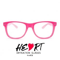 GloFX Heart Effect Diffraction Glasses - Pink Best Sellers