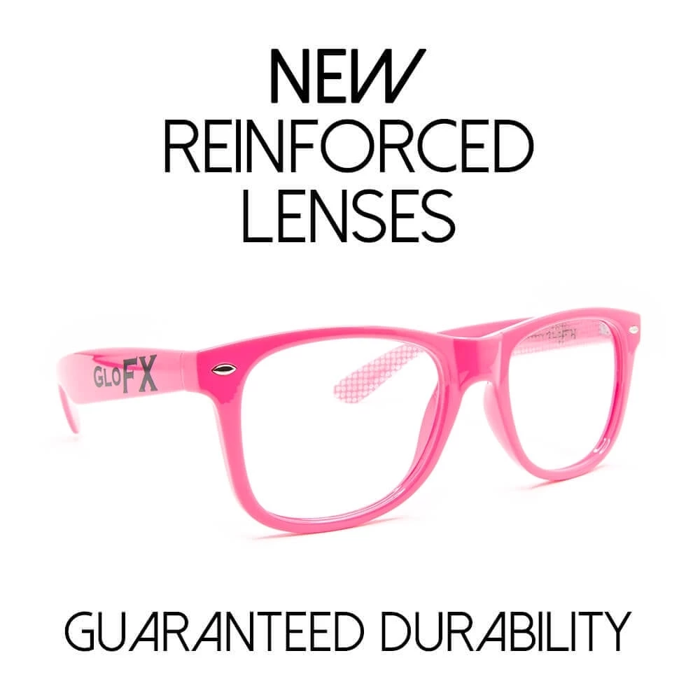 GloFX Heart Effect Diffraction Glasses - Pink Best Sellers 4 GloFX Heart Effect Diffraction Glasses - Pink Best Sellers