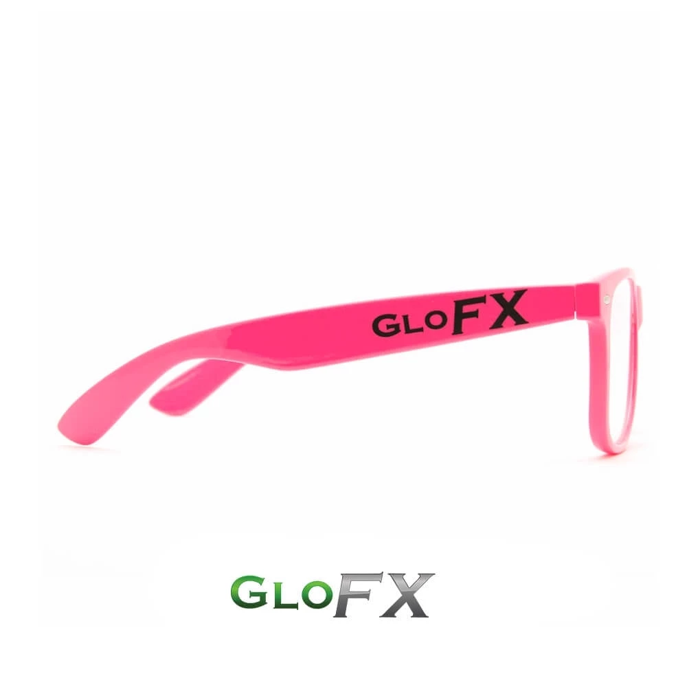GloFX Heart Effect Diffraction Glasses - Pink Best Sellers 5 GloFX Heart Effect Diffraction Glasses - Pink Best Sellers