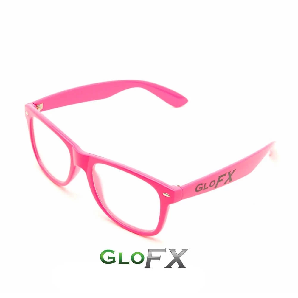 GloFX Heart Effect Diffraction Glasses - Pink Best Sellers 6 GloFX Heart Effect Diffraction Glasses - Pink Best Sellers