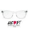 The Essentials GloFX Heart Effect Diffraction Glasses - Clear