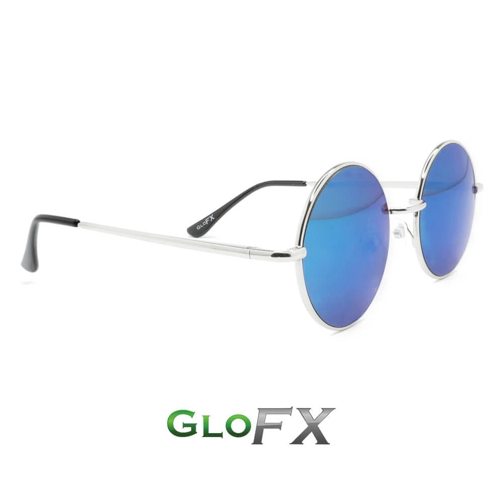 New In GloFX Imagine Diffraction Glasses - Blue Mirror 4 New In GloFX Imagine Diffraction Glasses - Blue Mirror