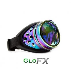 GloFX Kaleidoscope Goggles - Polychrome - Rainbow Fractal On Sale