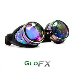 GloFX Kaleidoscope Goggles - Polychrome - Rainbow Fractal On Sale