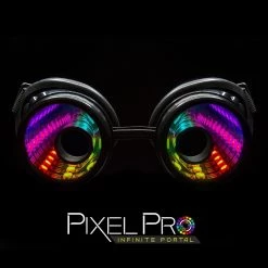 New In GloFX Pixel Pro Infinite Portal LED Goggles