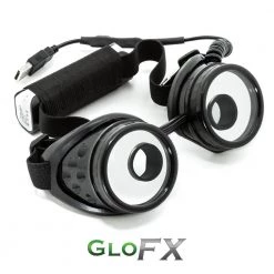 New In GloFX Pixel Pro Infinite Portal LED Goggles