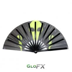 Rave Gear GloFX Festival Folding Fan - Alien