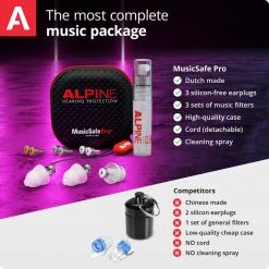 Alpine Hearing Protection Alpine MusicSafe Pro Earplugs