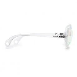 GloFX Kaleidoscope Glasses - Clear - Wormhole Flat Back New In 17 GloFX Kaleidoscope Glasses - Clear - Wormhole Flat Back New In